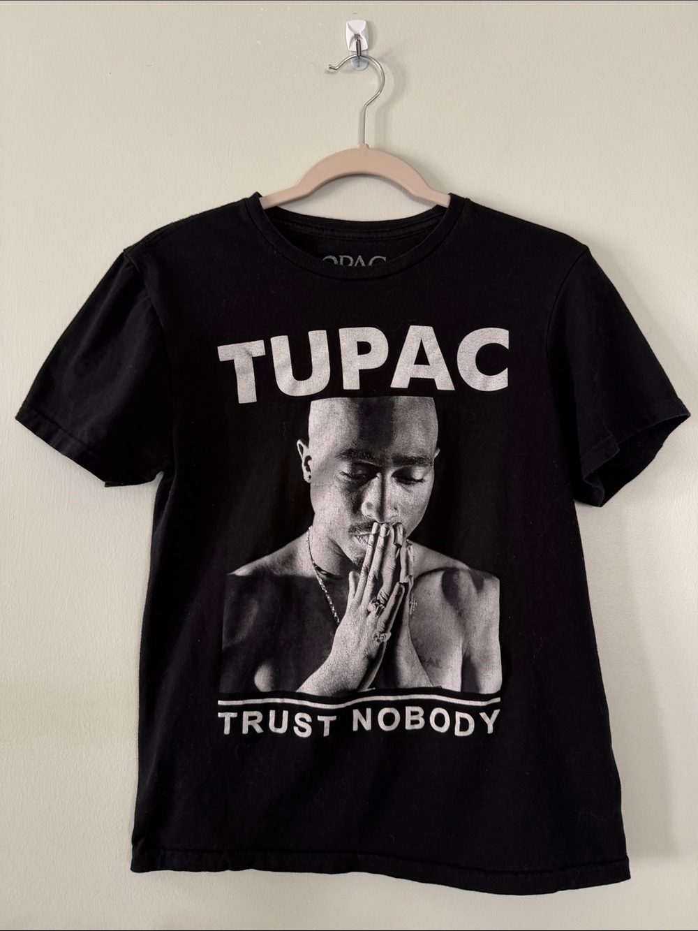 Tupac 'Trust Nobody' Black Short Sleeve Tee